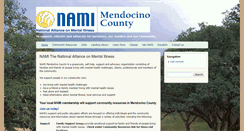 Desktop Screenshot of namimendocino.org